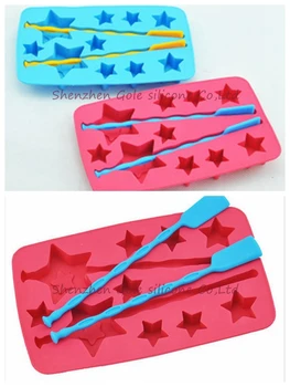 

100pcs/lot Factory direct multi-purpose modeling ice box Luo Hasi Lucky - Creative new exotic ice mold silicone ice trays