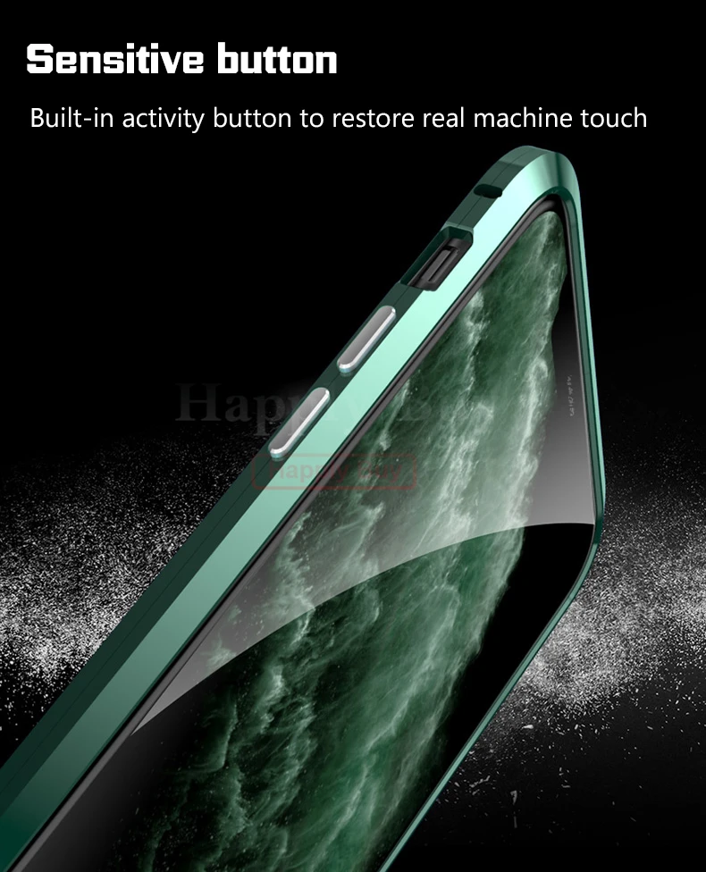 360 Полный корпус чехол для телефона для iPhone 11 Pro Max чехол 360 магнит чехол s для iPhone 11 Pro Max чехол s металлический чехол Bumber