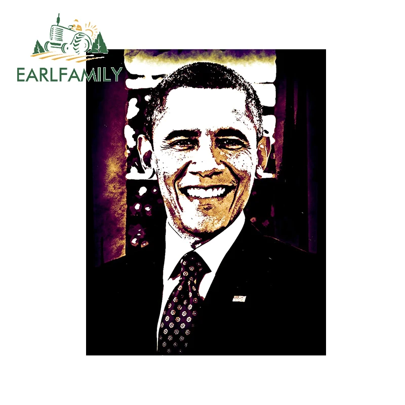 EARLFAMILY 13 см x 10 1 для президента Барака Обамы автомобильные граффити наклейки