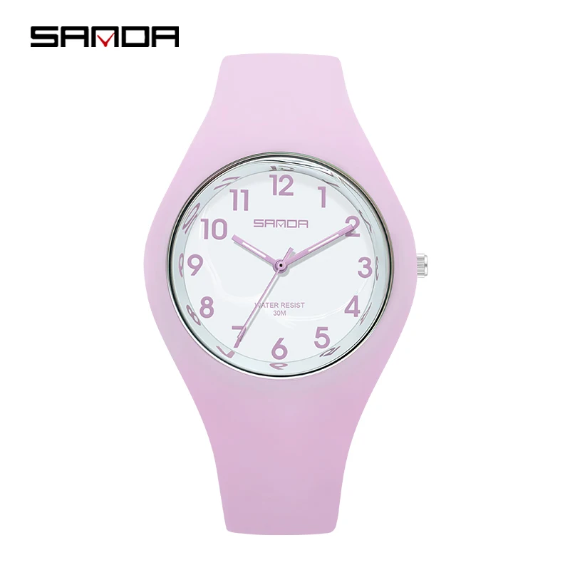 2021 New Sports Electronic 30M Waterproof Multifunction Personality Student Hand Plate Watches Quartz Movement Calendar 6056 