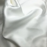 1メートルdiyミシン用品100% シルク自然白草サテンホワイトスカーフ生地衣服アクセサリー純粋なシルクcharmeus