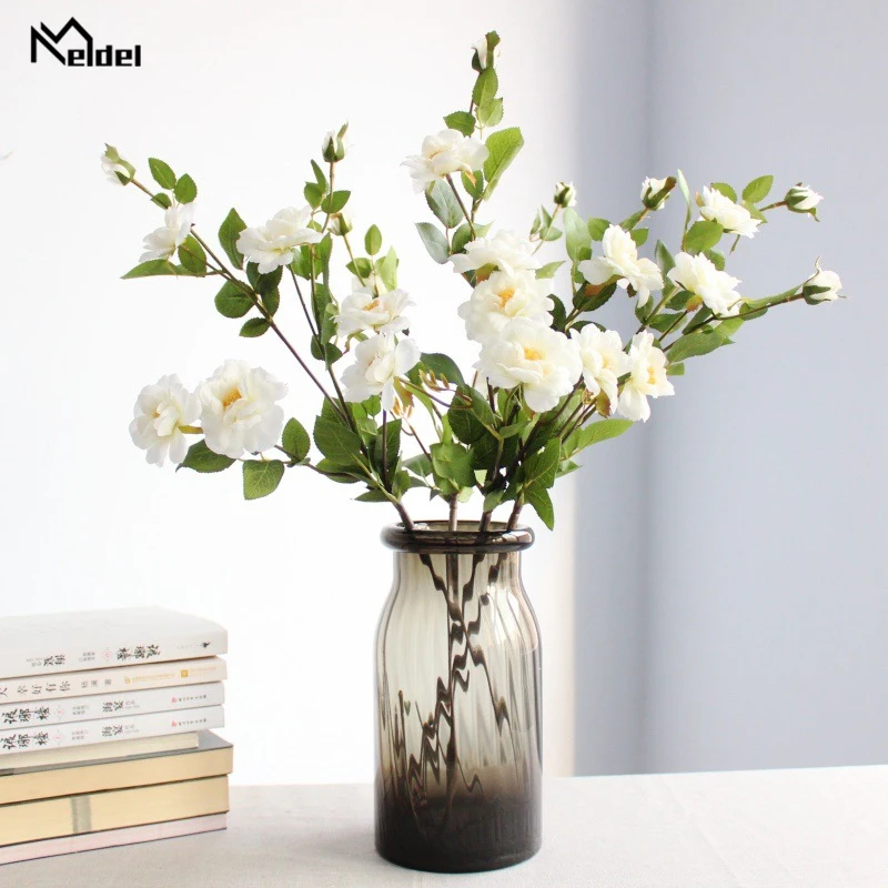 Meldel Artificial Flower Wedding Bouquet DIY Home Decoration wedding bouquets