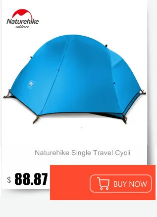 Naturehike Cloud Tourer Сверхлегкий туристический мотоциклетный двойной палаточный тент для отдыха на открытом воздухе, защищенный от дождя и ветра, для кемпинга, 2 палатки
