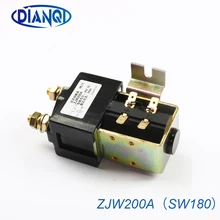 SW180 NO(нормально открытый) 12V 24V 36V 48В 60В 72В 200A контактор постоянного тока ZJW200A для регулировать Грузоподъемника рисунок захватить wehicle автомобильная лебедка