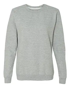 

Amboss Damen gekämmte ringgesponnene Fashion Fleece Rundhalsausschnitt Sweatshirt (71000l), Damen, grau meliert, Small