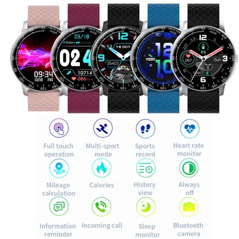 

H30 SmartWatch Men DIY Watchface Full Touch Electronics Smart Clock Fitness Tracker Sports Smartwatch For Android iOS Phone
