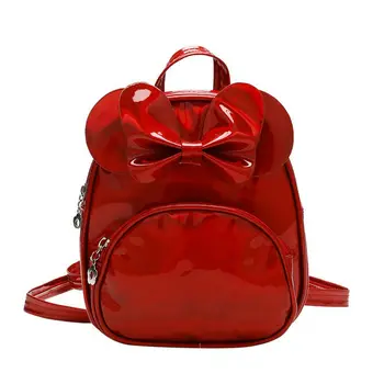 

Children Kids Girl Backpack PVC Laser Bowknot School Bag Rucksack Kindergarten Fashion Girls