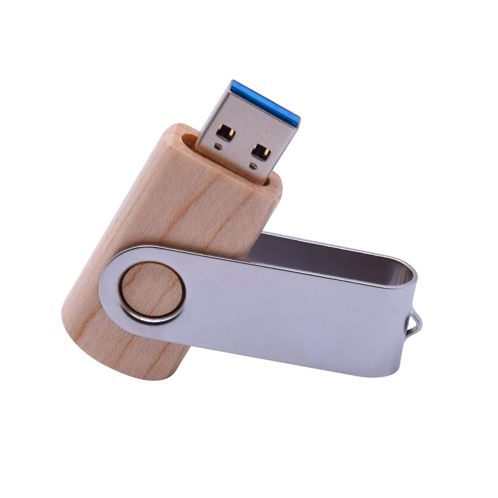 Maple wood Пользовательский логотип клен и ореховое дерево+ металлический USB флеш-накопитель USB 3,0 8 Гб Usb карта памяти 16 Гб Флешка 32 ГБ флеш-накопитель 64 ГБ подарки - Цвет: Maple wood