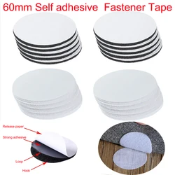Autocollants à Points de Fixation Auto Adhésifs Forts de 60 mm, Ruban Adhésif Antidérapant Velcros pour Drap de Lit, Tapis de Canapé, 5 à 30 Paires/Lot 