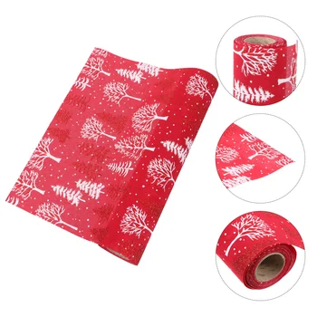 

1pc Practical Creative Fabric Long Table Cloth Table Banner Table Runner for Christmas Party Decoration