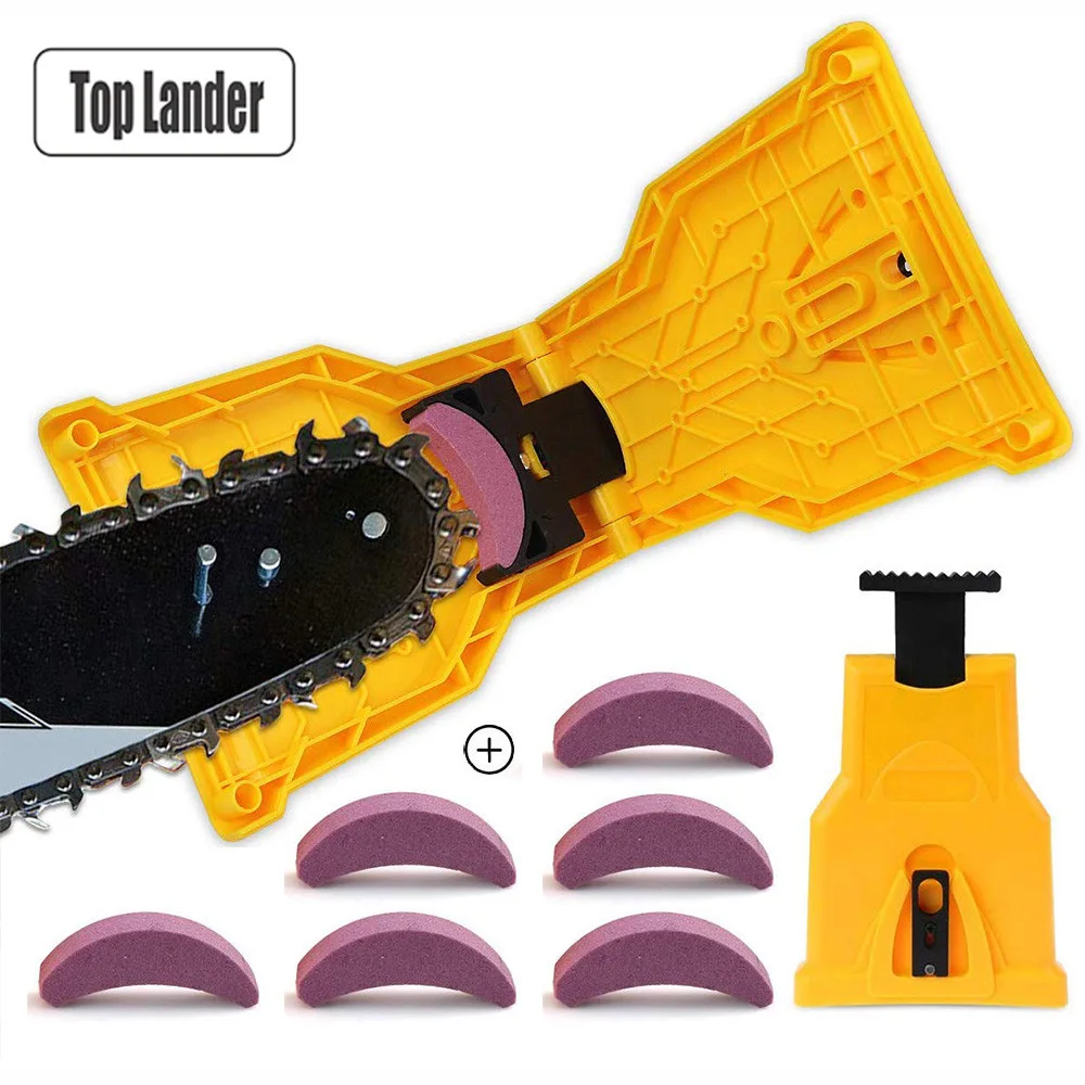 Sharpening-Tool-System Saw-Chain Teeth-Sharpener Durable Fast-Grinding Easy Bar-Mount