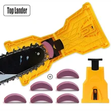 Afilador de dientes de motosierra, herramienta de afilado de cadena, sistema de herramientas abrasivas, fácil, duradero, barra afilada, montaje rápido