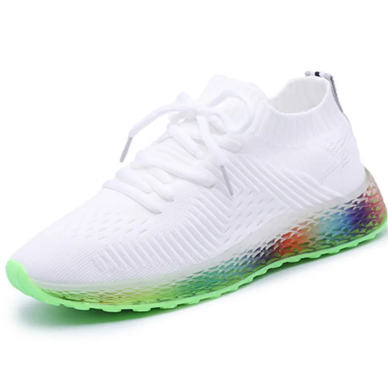 

2019 Spring Autumn Female Vulcanize Shoes Fashion Women Sneakers Lightweight Mesh Flat Shoes Zapatos De Mujer De Moda H1-34