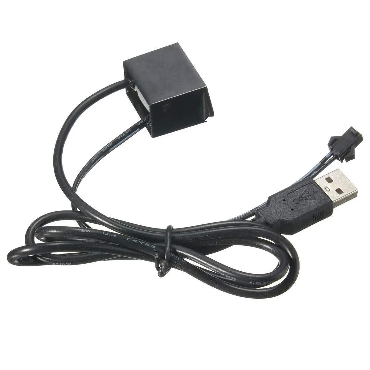 

USB Red LED Light Glow EL Wire String Strip Rope Tube Car Interior Decorations