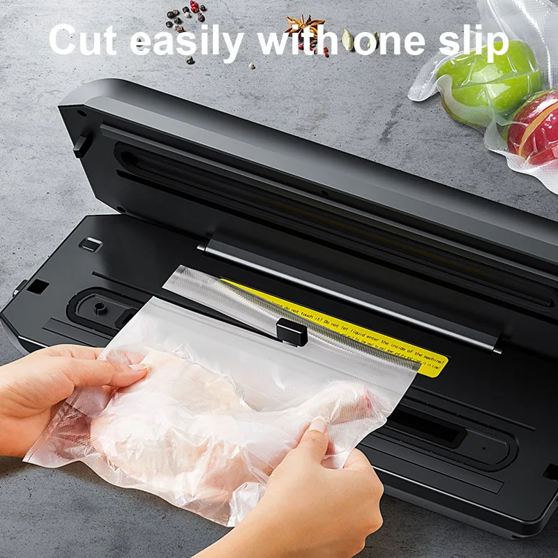 TINTON LIFE Vacuum Sealer Wet or Dry Food Packaging Machine For Food Storage Household Food Vacuum Packer Free 10Pcs Vacuum Bags 4