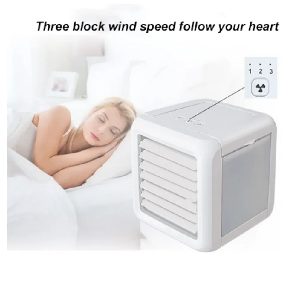 Air Cooler Small Air Conditioning Appliance Mini Fans Air Cooling Fan Summer Portable Conditioner For Home Office Summer Cool
