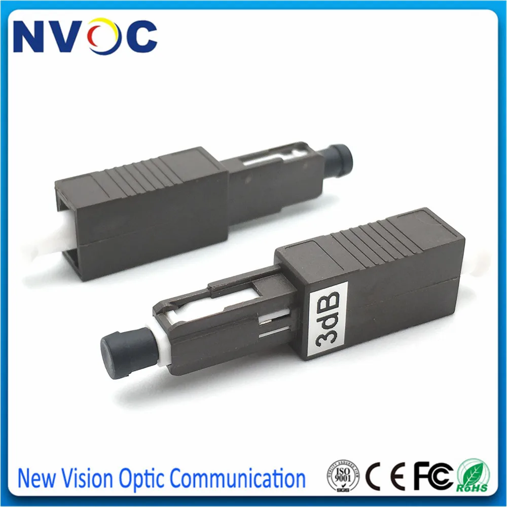 Attenuatore In Fibra Di Tipo Fisso 3Db Da Maschio A Femmina Mu/Upc, Attenuatore Ottico Plug-In Mu/Pc 3Db Per Reti Ottiche