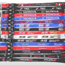 Горячая одна мужская черная невеста Mugen автомобиль гоночный брелок ремешок для TRD значок ID держатели JDM Omp ремешки на шею для мобильного телефона