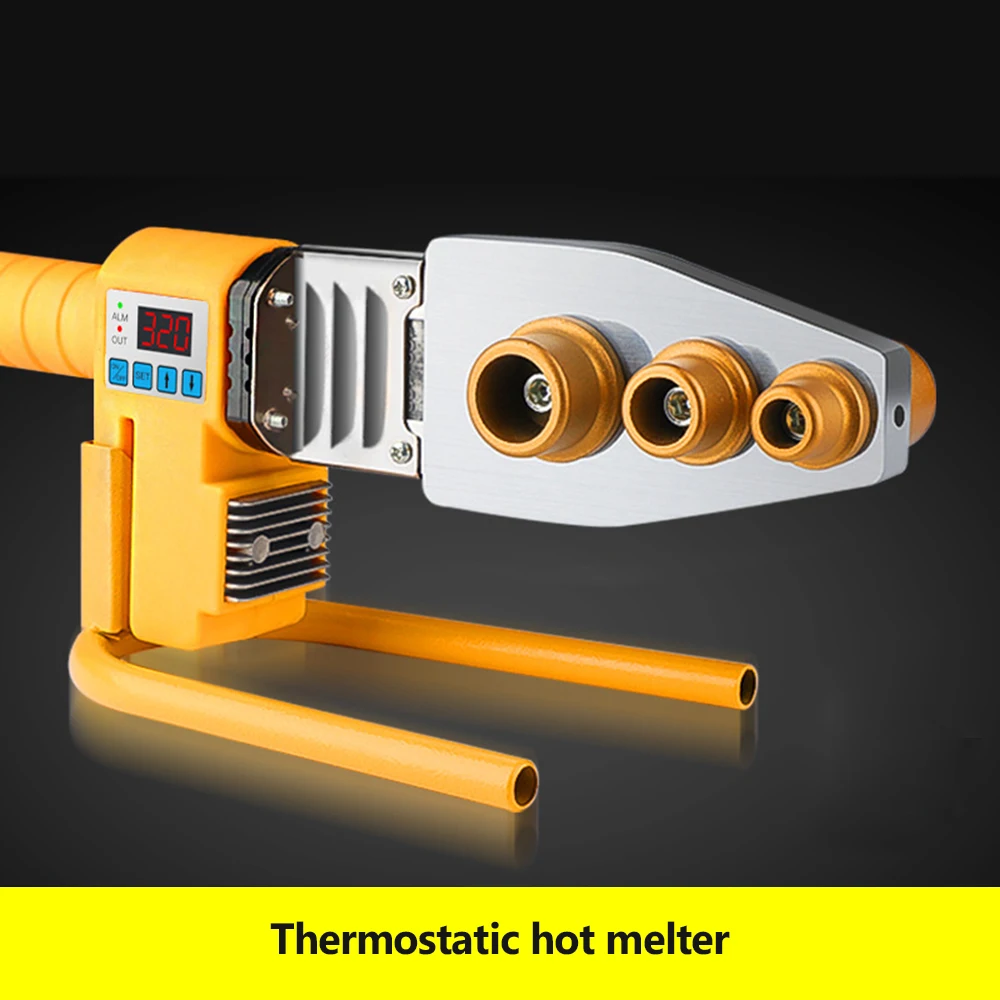 

Hot Melter Electronic Constant Temp PPR Water Pipe Hot Melt Machine Heat Capacity Device Thermoplastic Welding Machine 504B