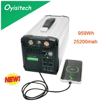 

Portable Power Station 959Wh 259200mAh Generator Outdoor Energy Storage Solar Chargeing Multiple Output UPS Power Bank Battery