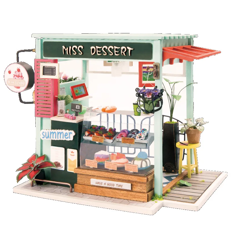 

Robotime If to 3D Jigsaw Puzzle Assembled Model Handmade DIY Hut Creative Birthday Gift Sweet Discount