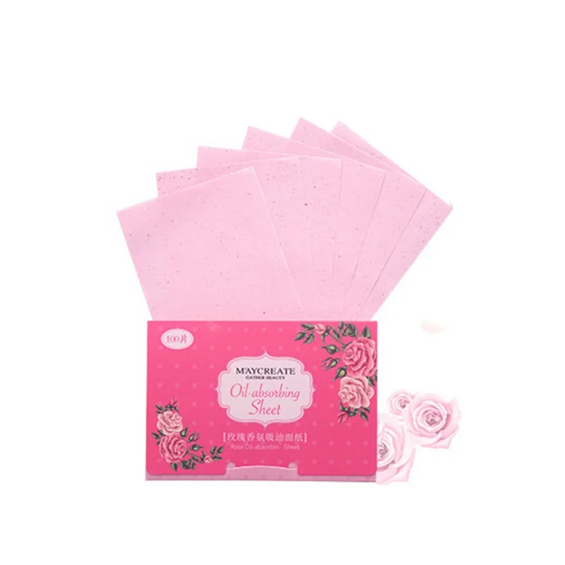 100Pcs Oil Absorbing Sheets Facial Oil Blotting Papers Oil Skin Treatment Face Oil Control Tool Face Makeup