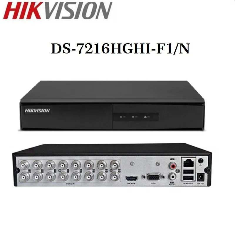 16 каналов HIKVISION английская версия DVR DS 7216HGHI F1/N 1080P с 12 шт. 2 МП 4 в 1 наборы комнатных и
