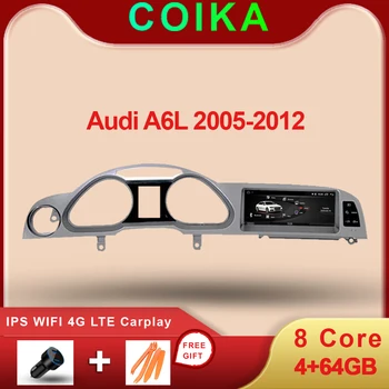

8 Core Android 4G+64G Car Multimedia Radio For Audi A6 2005-2012 GPS Navi Google IPS Touch Screen Stereo WIFI BT 4G LTE Carplay