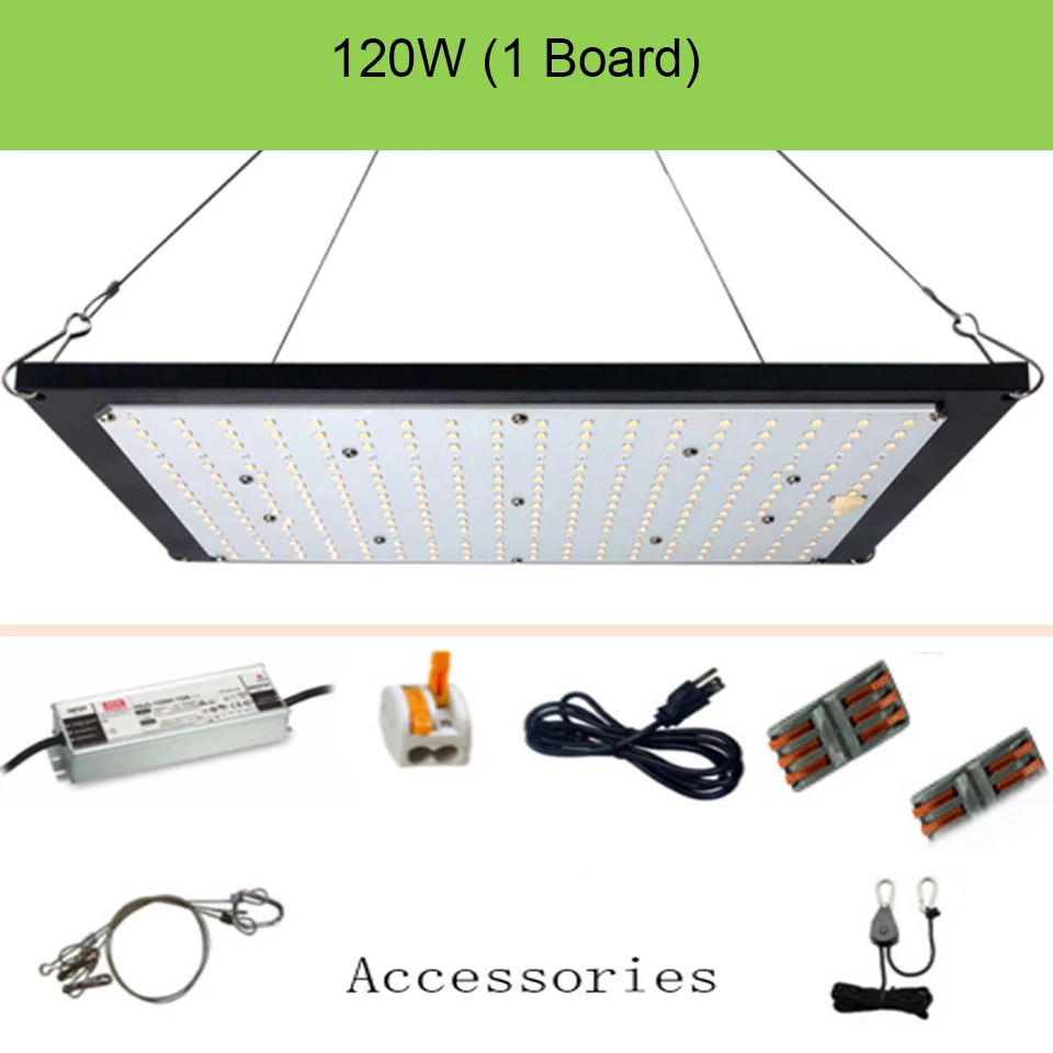 Full Spectrum Samsung Board LM301B 3000K 120W 240W Plant Grow Light LED Meanwell Driver for Hydro Indoor Plants Veg Flowering