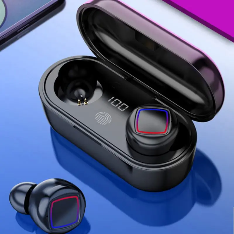 Wireless Bluetooth 5 0 Earphones Stereo 3D Fingerprint Touch Separate Fuselage Design 400Mah Headset for Xiaomi HMB 11 TWS