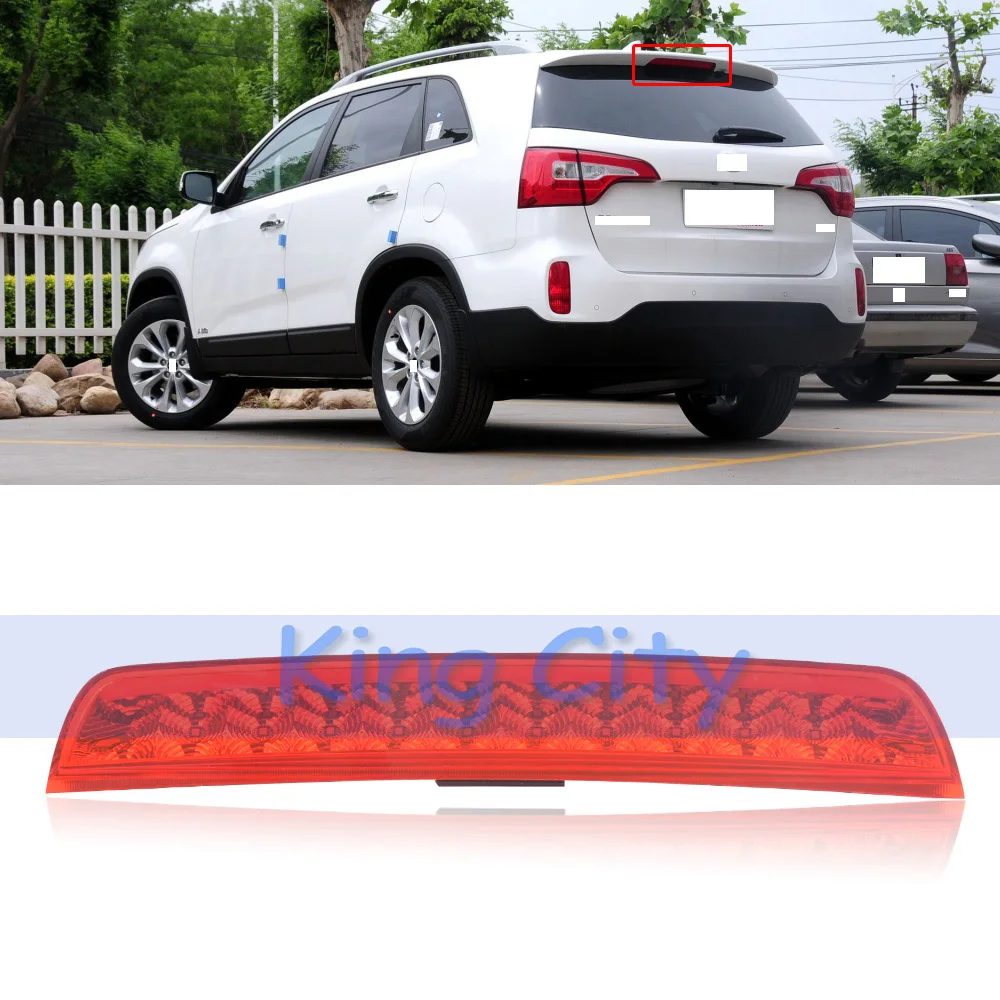 CAPQX 1 шт. для Kia Sorento 2009-2013 задний тормозной светильник с высоким креплением стоп-сигнал 3-й третий тормозной светильник дополнительная Тормозная лампа