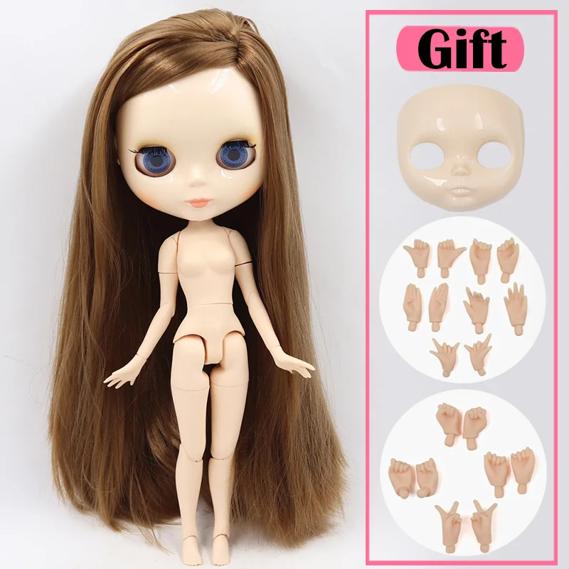 ICY DBS Blyth doll No.3 glossy face white skin joint body special price 1/6 BJD toy gift ob24 27