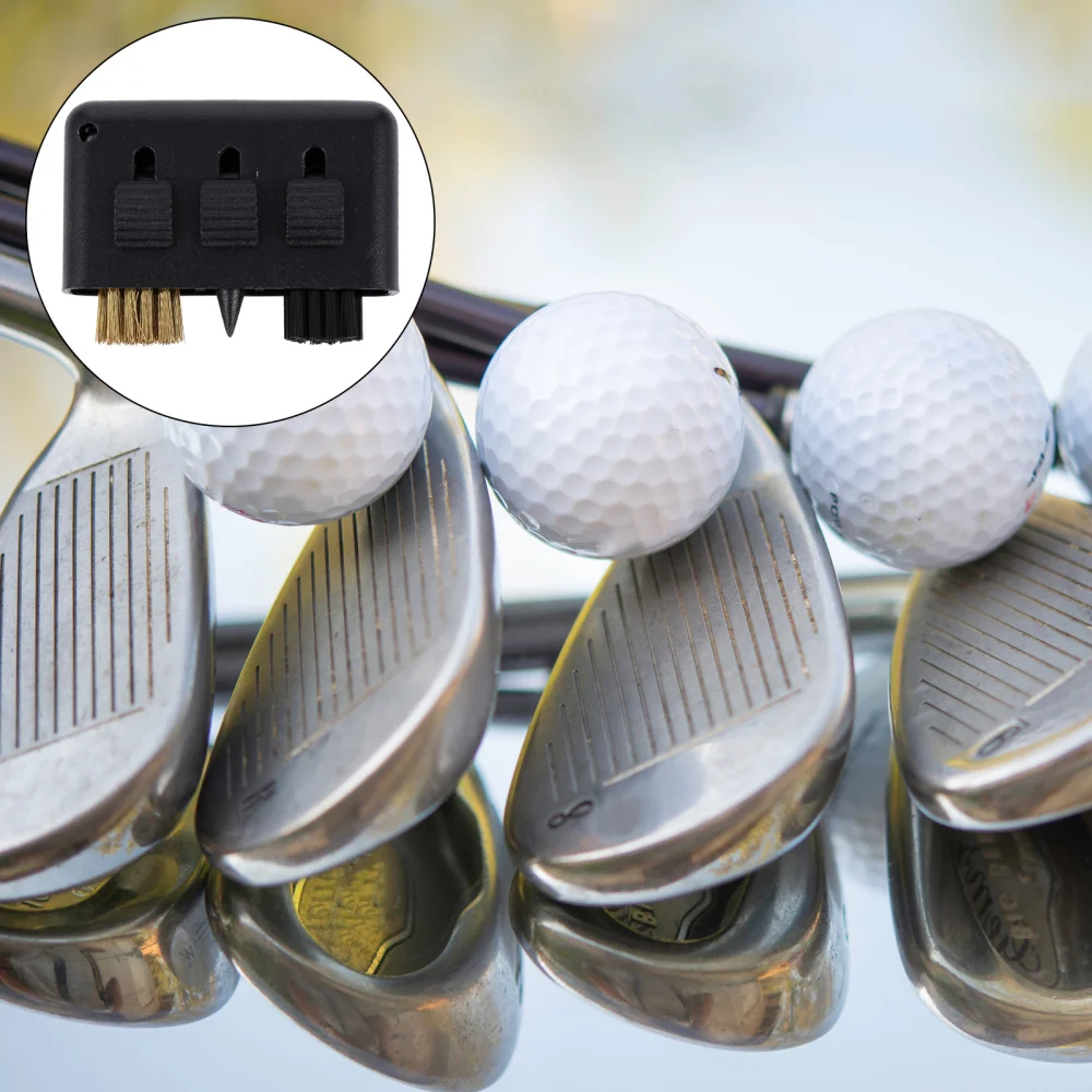 

4pcs Sport Golf Club Cleaner Brush Groove Cleaning Ball Kit Ball Head Brush