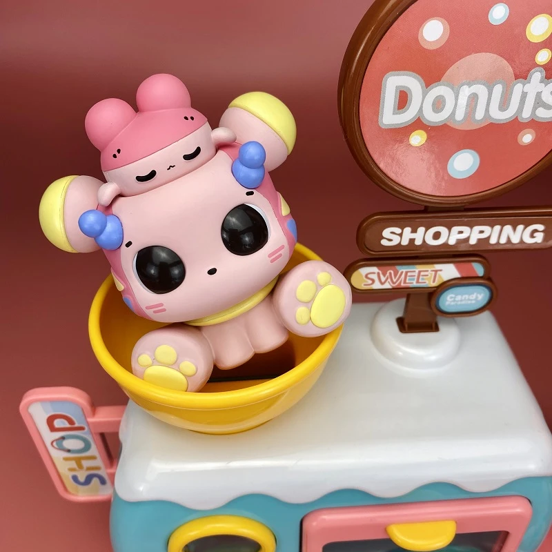 本物ブラインドボックス杷木 Bobi 周り潮再生製デスクトップかわいいかわいい装飾ガールギフト 文房具セット Aliexpress