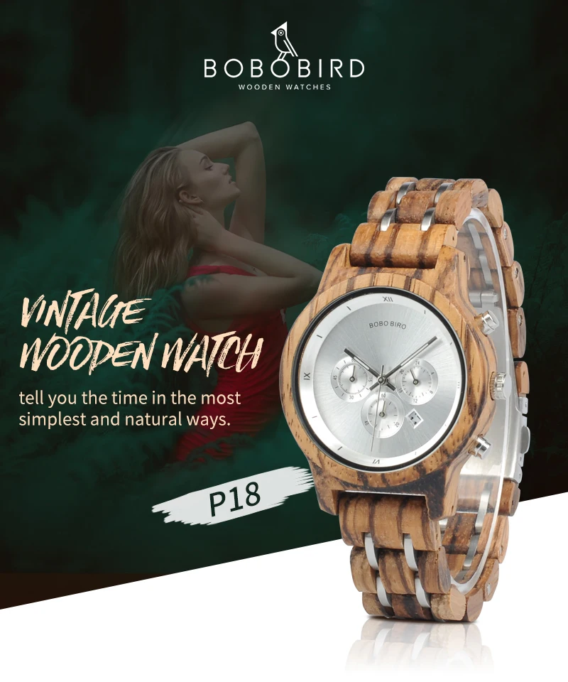 BOBO BIRD простые деревянные женские часы reloj mujer Miyota кварцевый механизм Женские часы на заказ наручные часы подарок с деревянной коробкой B-P18
