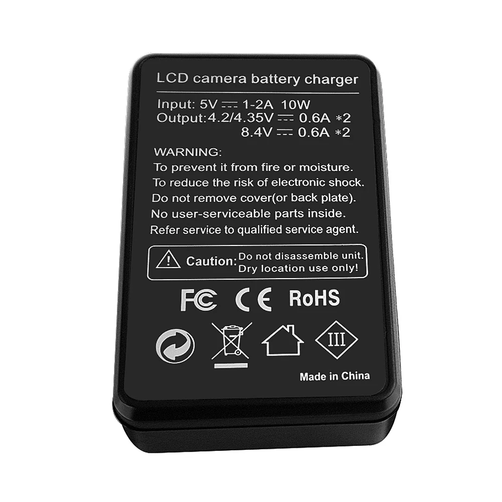  NP-FM50 FM500H NP-F330 NP-F530 NP-F550 NP-F570 및 CN-160 CN-216 CN126 시리즈 및 Atomos Ninja V용 듀얼 USB 충전기