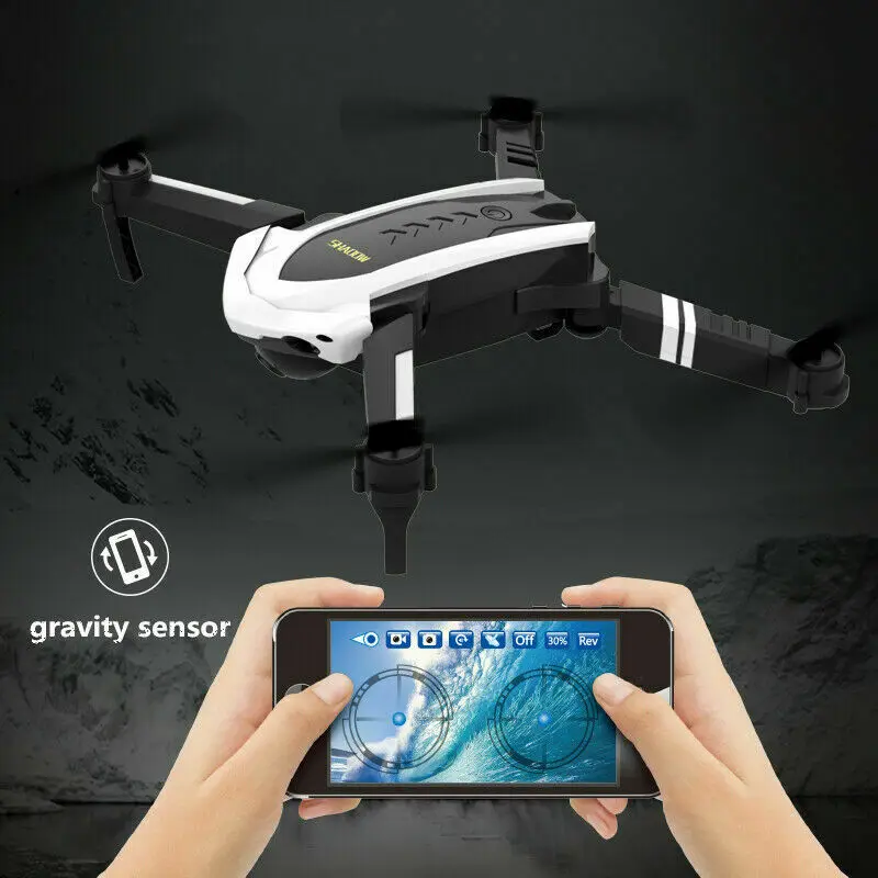 2,4 ГГц Дрон x pro селфи wifi FPV с 1080P HD камерой складной RC Квадрокоптер подарок