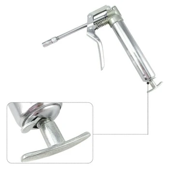 

Mini 120CC Mini Grease Tool P-Istol Grip One Handed Grease Butter Machine Lube Oil Tip Grease Tool Oil Short Hard Straight Pipe