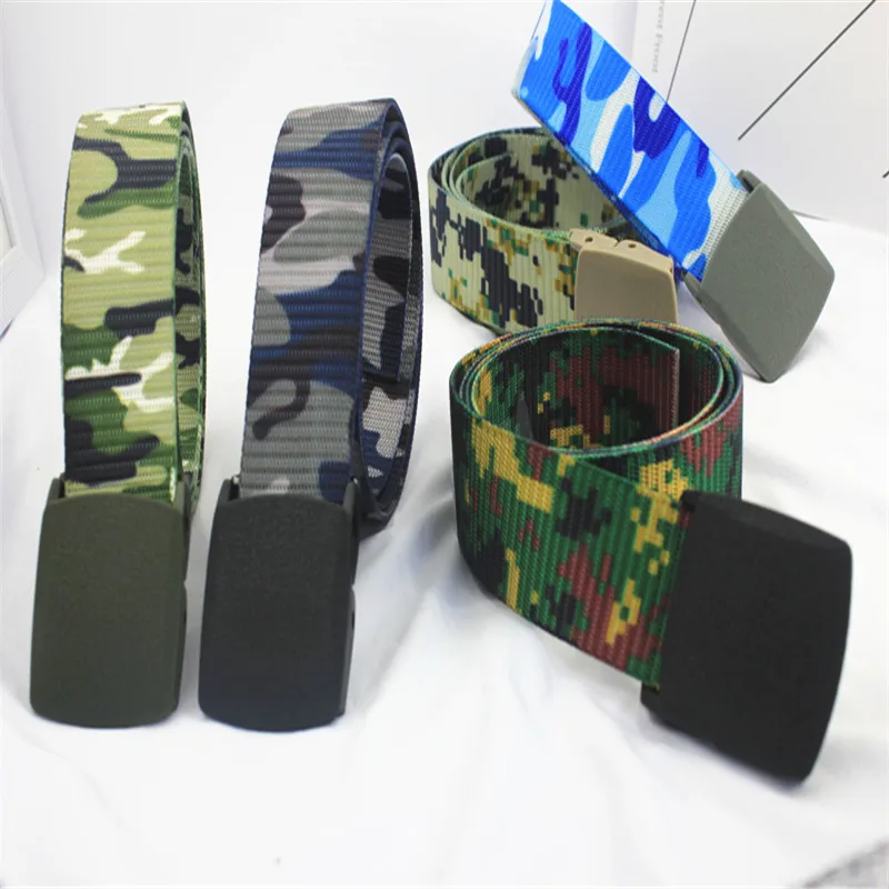 

Men and women belt without perforated pants belt fashion young men to simple canvas version of casual simple autumn and winter