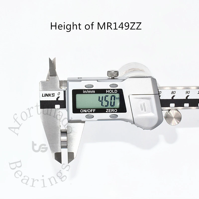 Фото Миниатюрный подшипник MR149ZZ, 10 шт., 9*14*4,5 (мм), бесплатная доставка, хромированная сталь, металл, герметичные высокоскоростные детали механического оборудования №4