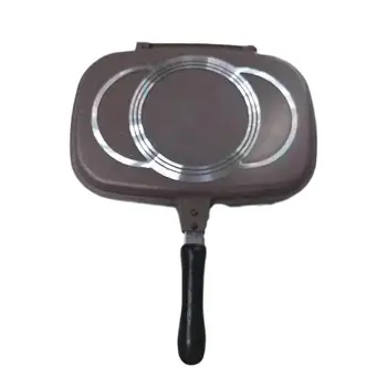 

Hot Sale Double-sided Non-stick Frying Pan Grill Fry Pan Cookware Tool Steel Fry Kitchen Stainless Cooking Utensils