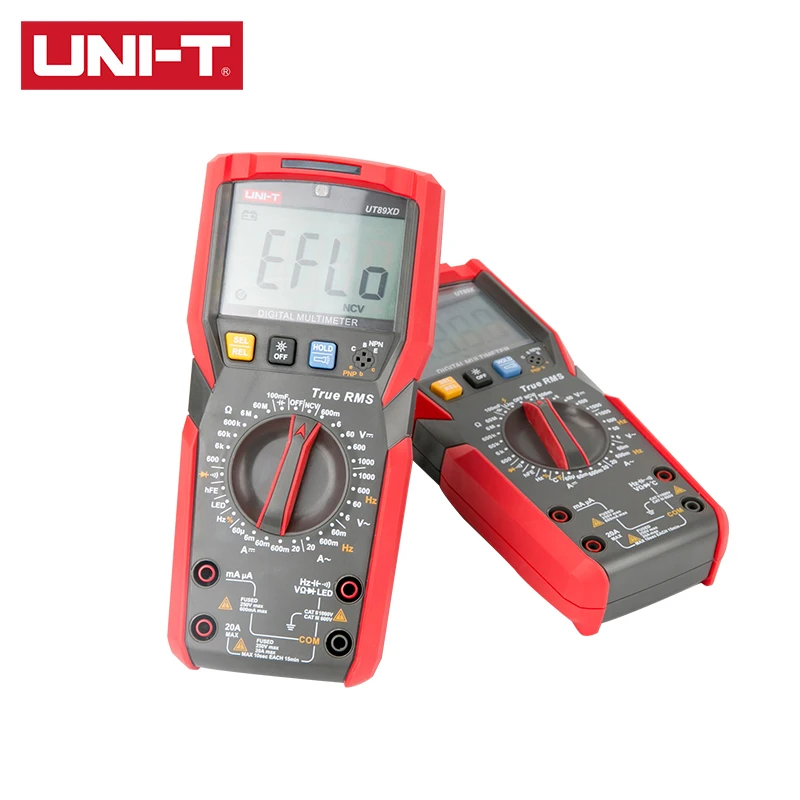 UNI T UT89X UT89XD Цифровой мультиметр True RMS AC/DC Voltmete светодиодный бесконтактная проверка