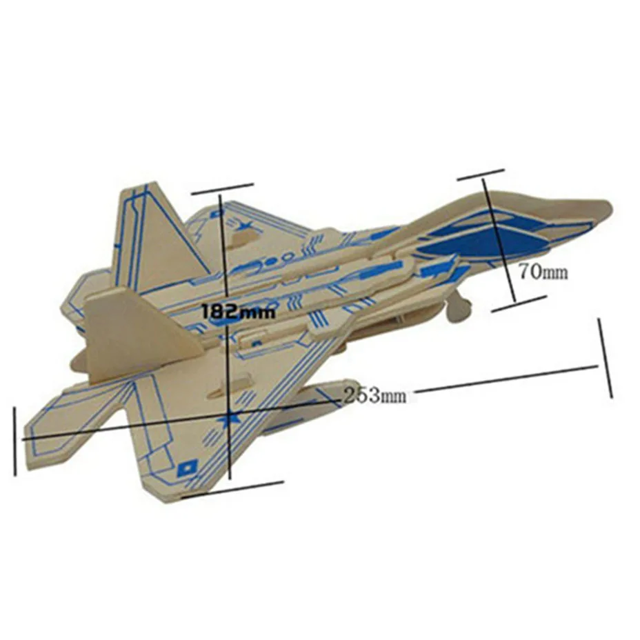 Модель самолета ручной работы Креативные деревянные игрушки автомобиль детская