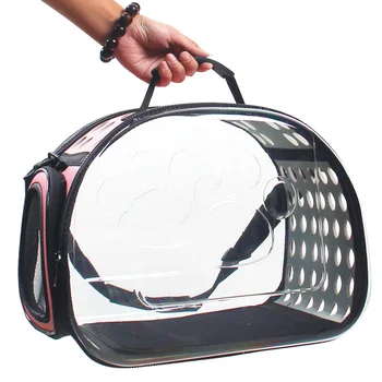 

Portable Pet Carriers Bag Small Cat Dogs Outside Carrier Waterproof Dog Cat Carriers Handbag Pet Bag Puppy Carrying Transparent