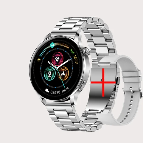 Fashion New Women Smart Watch Men Sports Waterproof Smart Watch Ladies Heart Rate Blood Pressure Bluetooth Call Watches+Box