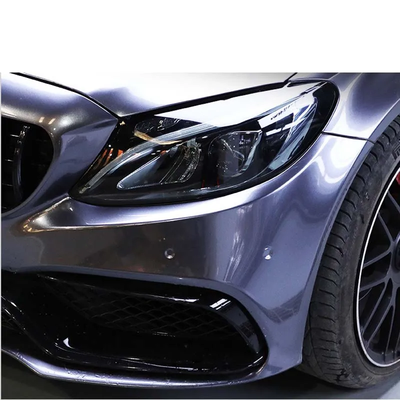 

Автомобильная Дымчатая Черная защитная пленка из ТПУ для фар Benz C Class 2017-2019 GLC E