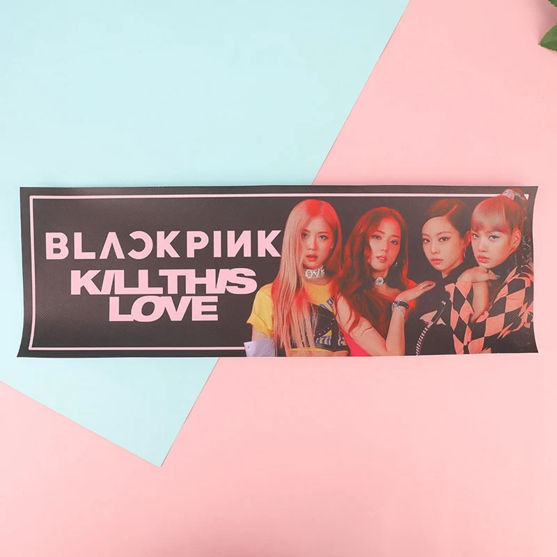 1 шт. BLACKPINK концертная ручная поддержка ткани для баннер висящий плакат для фанатов коллекция подарок