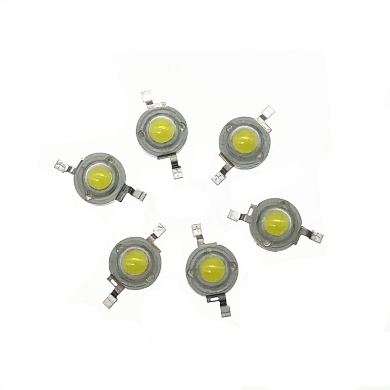 

1w led chip 3w high power LED lamp beads Warm white, white, Red, Yellow, Green, Blue light