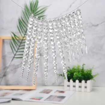

Acrylic Snowflake Christmas Wedding Tree Hanging Decoration Decoration For DIY Christmas wedding fairy light decoration#30