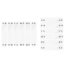 6 шт./пакет прозрачные акриловые карты горизонтальный/вертикальный сортировочные карточки для компакт-дисков/LP виниловых аксессуары